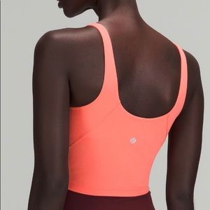 Like New Lululemon Align Tank Cropped - Raspberry Cream - Size 8